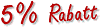 5% Rabatt